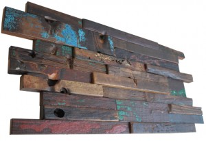 old ship wood mosaic